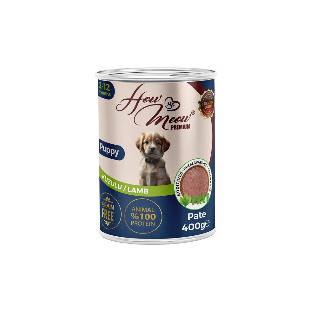 How Meow Pate Yavru Köpek Maması Kuzulu